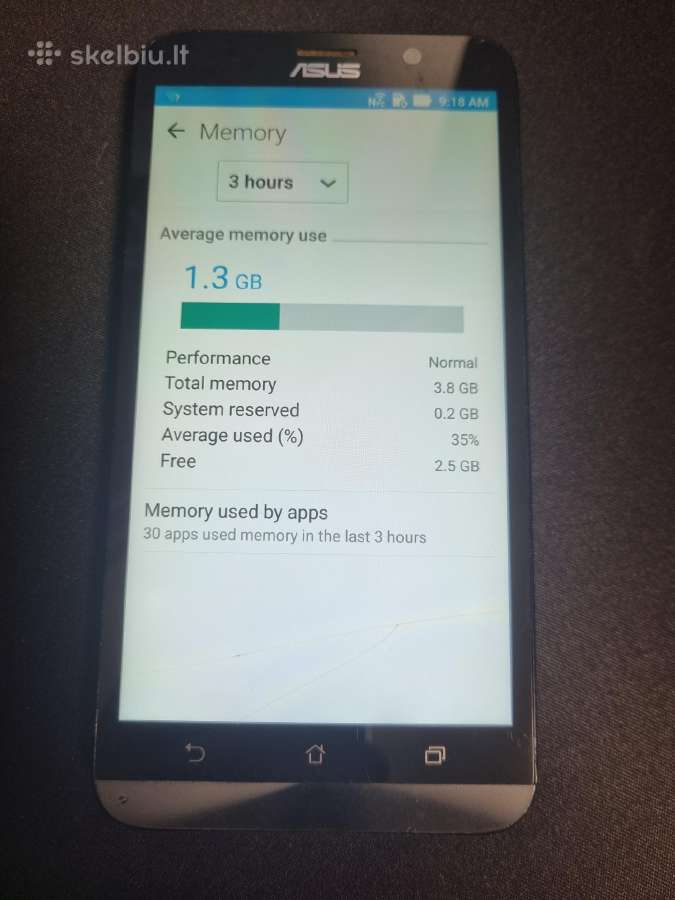 Asus zenfone 2 Ze551ml - nuotraukos Nr. 3