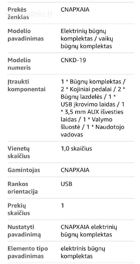 Elektroninis būgnų komplektas, rinkinys - nuotraukos Nr. 6