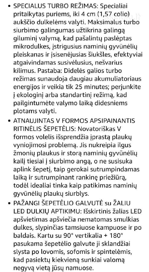 Savaime issivalantis dulkių siurblys šluota Oxvac - nuotraukos Nr. 11