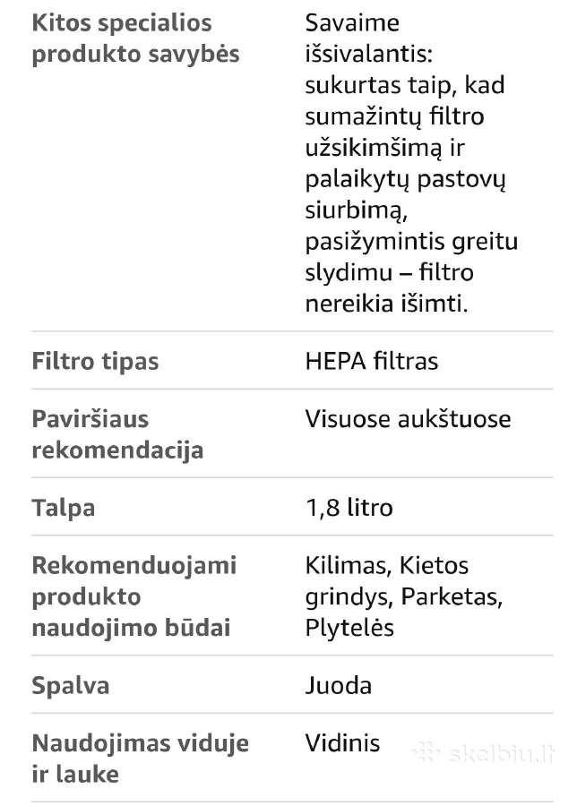 Savaime issivalantis dulkių siurblys šluota Oxvac - nuotraukos Nr. 12
