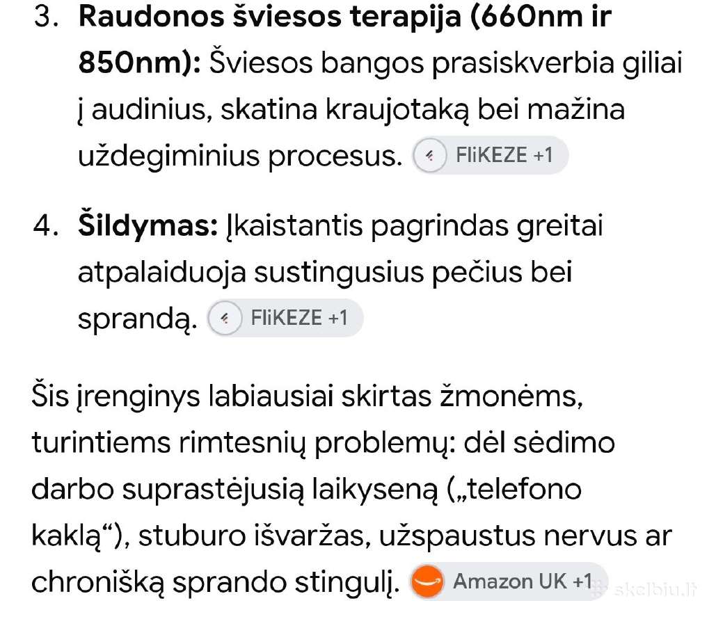 Flikeze Neoneck išmanusis kaklo tempimo prietaisas - nuotraukos Nr. 7