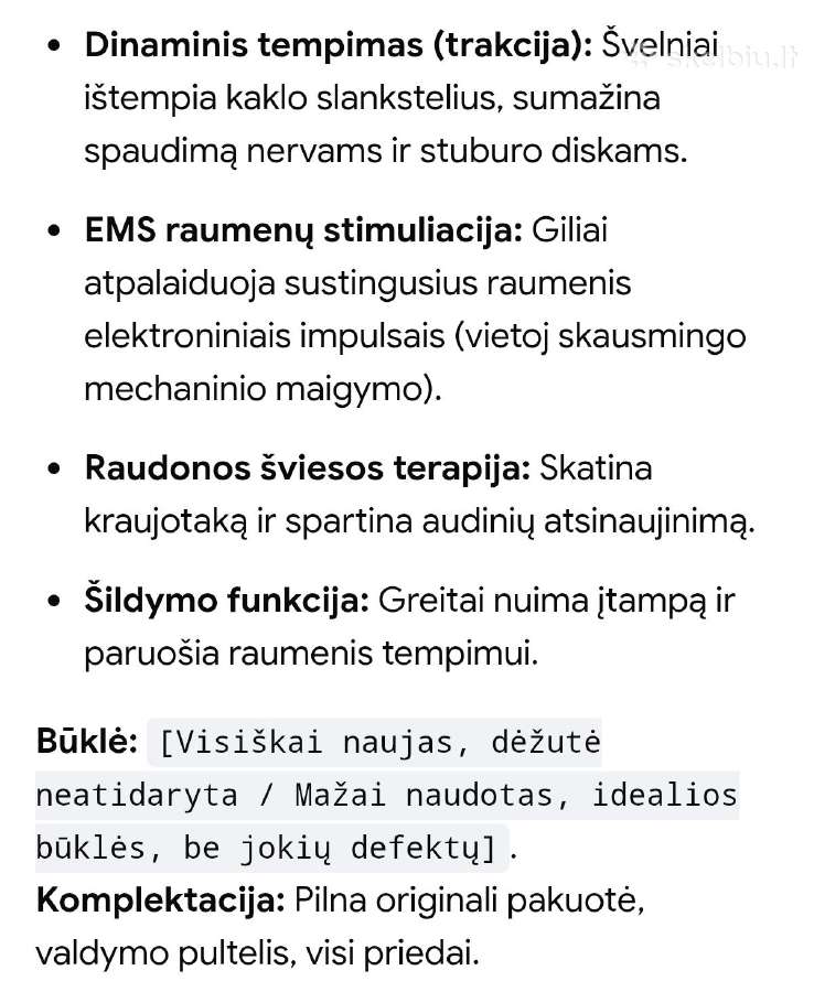 Flikeze Neoneck išmanusis kaklo tempimo prietaisas - nuotraukos Nr. 8