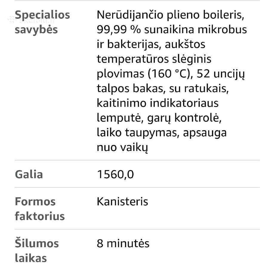 Tvd garų valytuvas sw608-a - nuotraukos Nr. 4