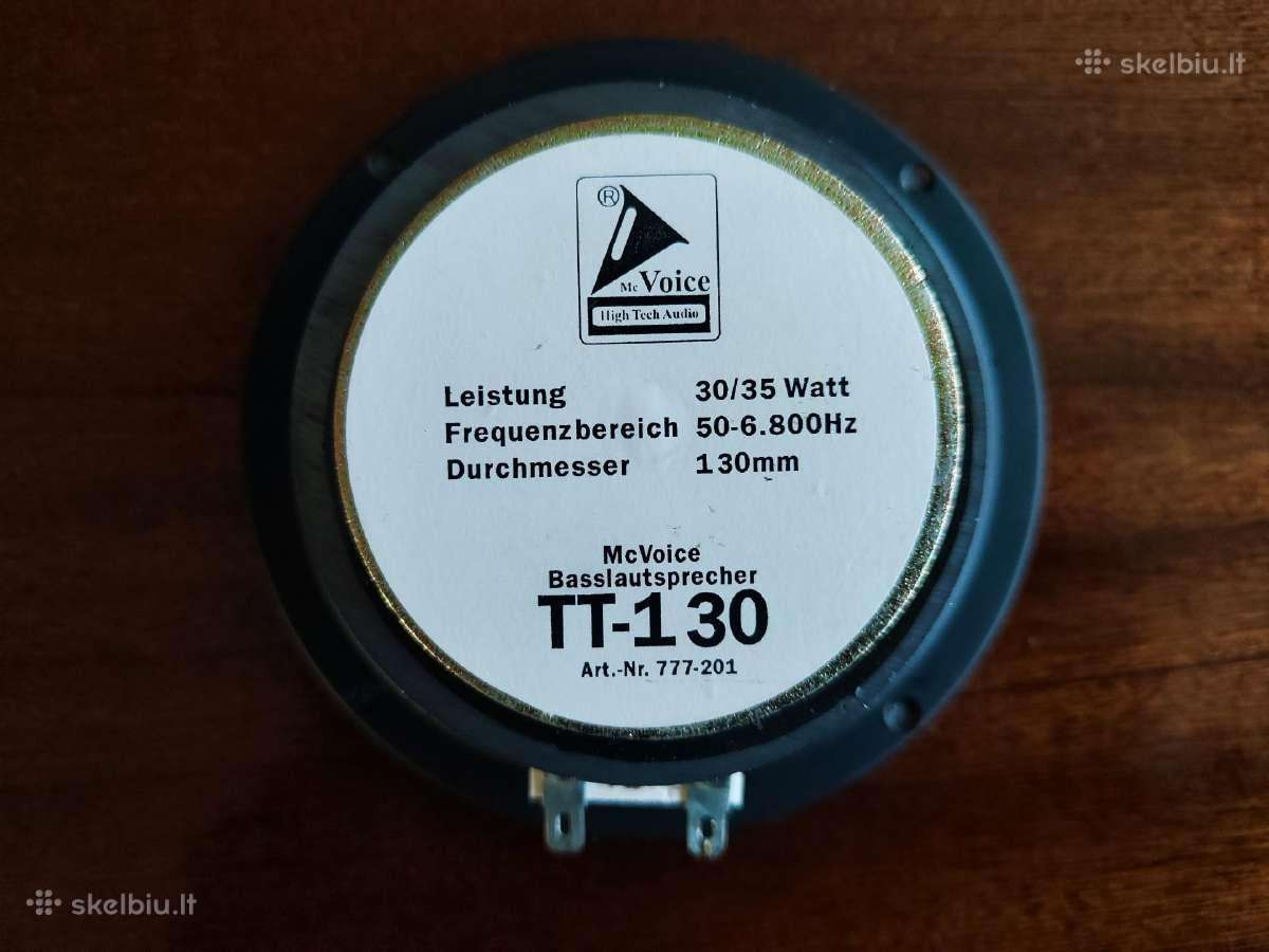 Pioneer ir Mcvoice d130 mm garsiakalbiai - nuotraukos Nr. 4