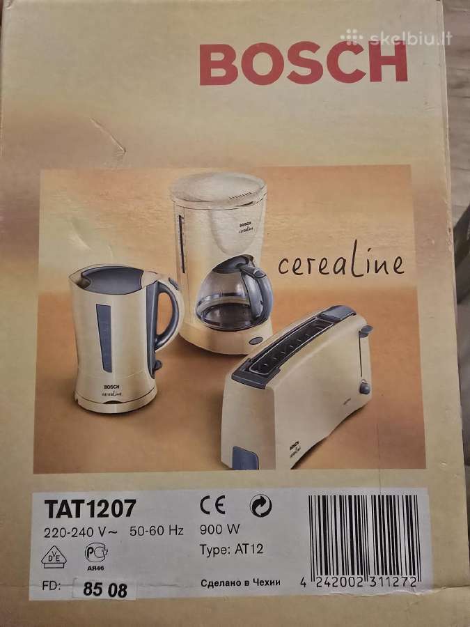 Naujas Bosch Cerealine Tat1207 skrudintuvas - nuotraukos Nr. 3