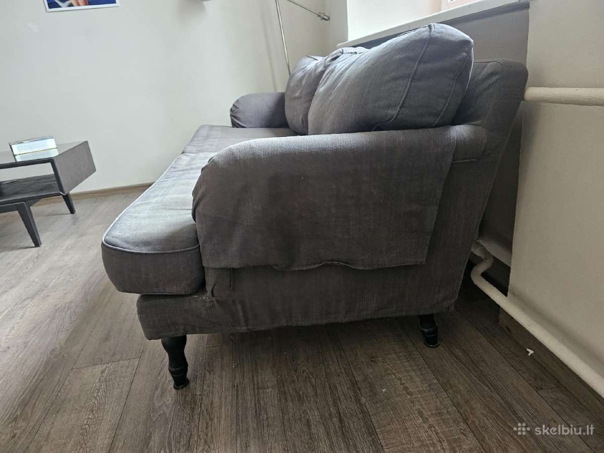 Trivietė sofa Ikea (nuimami, skalbiami - nuotraukos Nr. 3