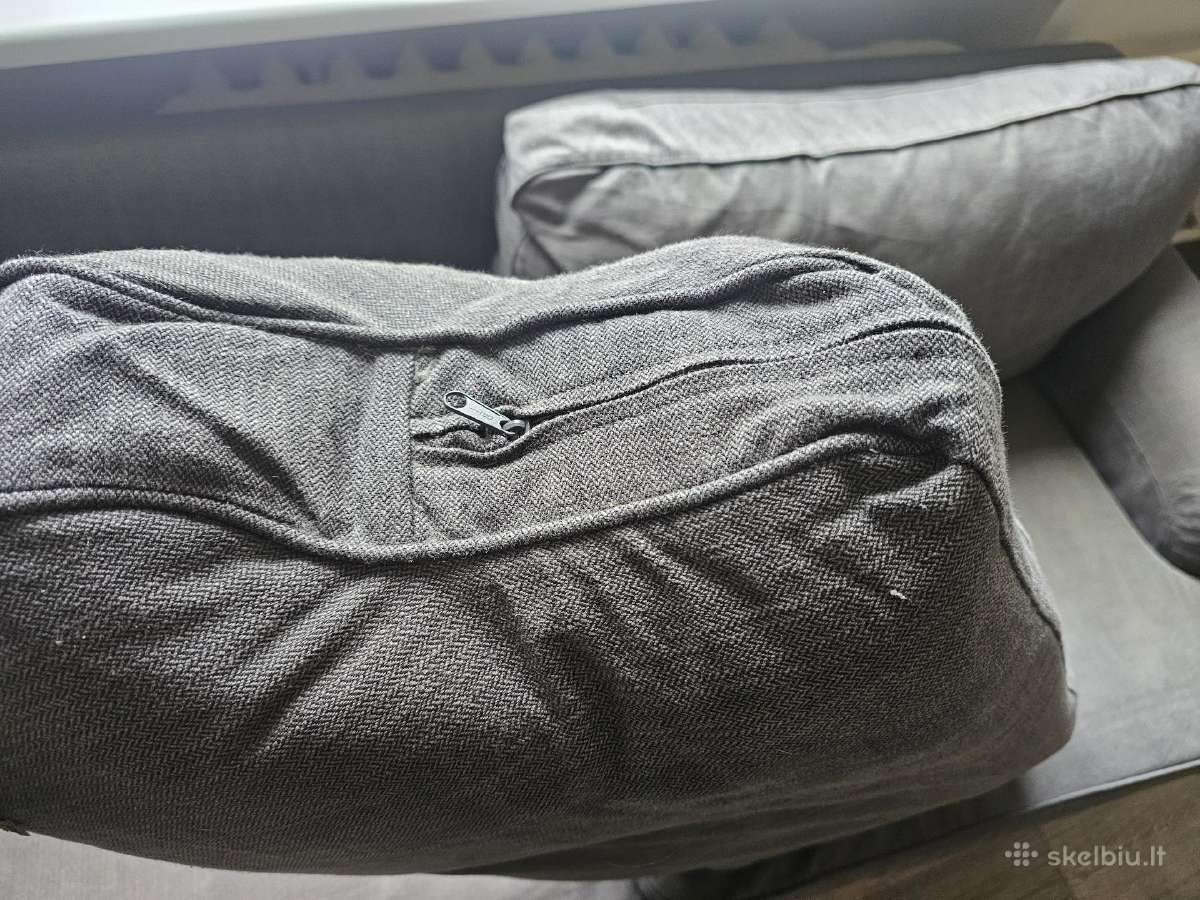 Trivietė sofa Ikea (nuimami, skalbiami - nuotraukos Nr. 7