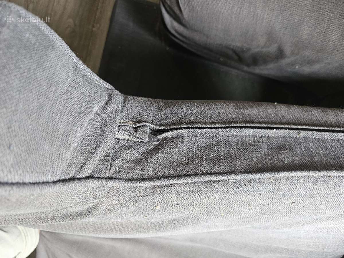Trivietė sofa Ikea (nuimami, skalbiami - nuotraukos Nr. 8