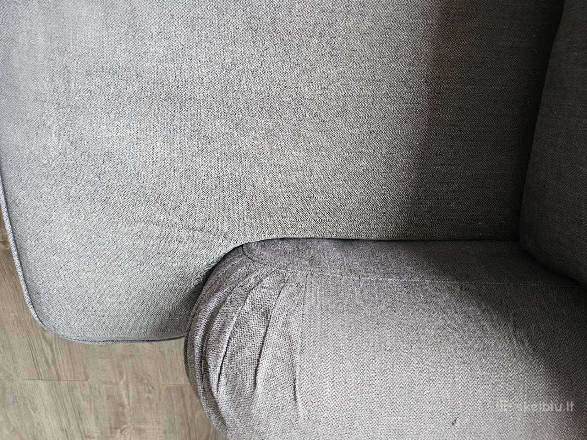 Trivietė sofa Ikea (nuimami, skalbiami - nuotraukos Nr. 12