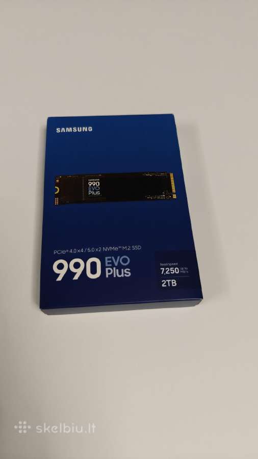 Samsung 990 EVO Plus 2tb Nvme M.2 SSD Pcie 4.0/5.0 - nuotraukos Nr. 4