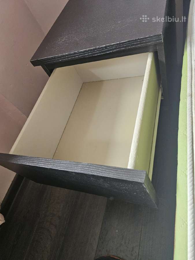 Naktinės spintelės Ikea Malm su 2 stalčiais 2 vnt - nuotraukos Nr. 3