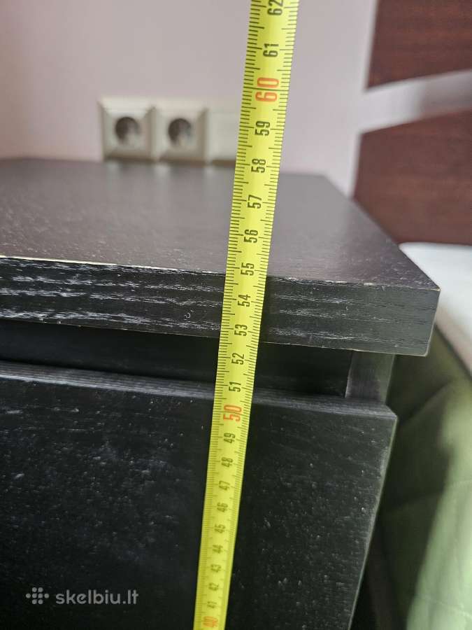 Naktinės spintelės Ikea Malm su 2 stalčiais 2 vnt - nuotraukos Nr. 4