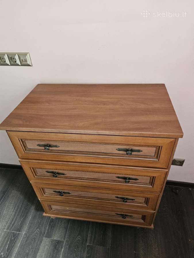 Klasikinė komoda su 4 stalčiais. 95х78х45cm - nuotraukos Nr. 2