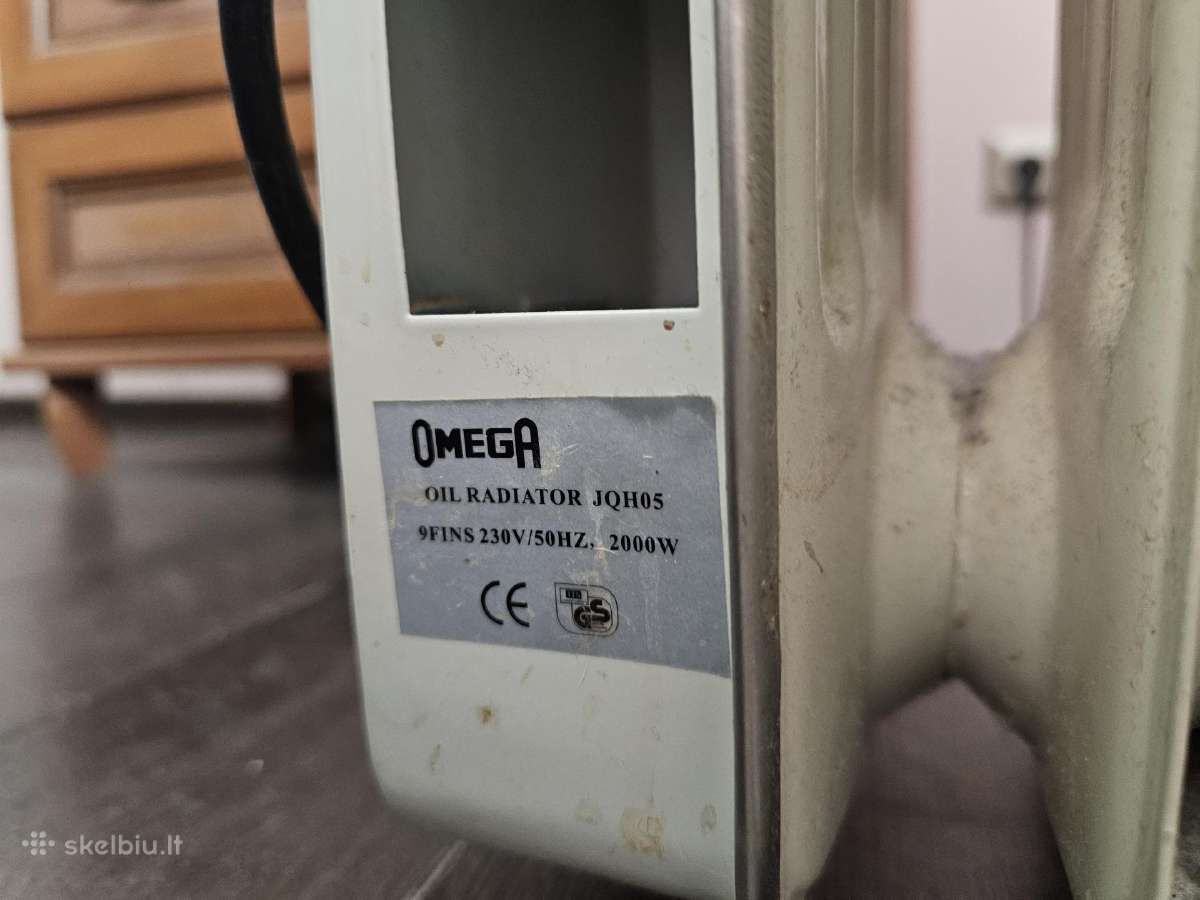 Omega Jqh5 alyvos radiatorius, 2000 W, 9 sekcijų - nuotraukos Nr. 2