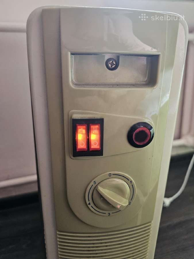 Omega Jqh5 alyvos radiatorius, 2000 W, 9 sekcijų - nuotraukos Nr. 4