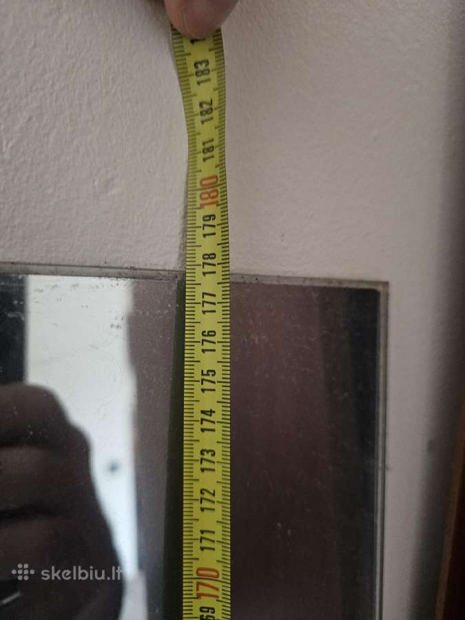 Veidrodis nešvarus 178 х 42 cm - nuotraukos Nr. 3