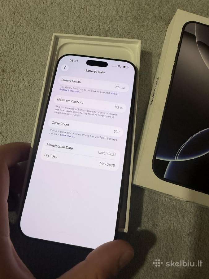 iPhone 16 pro max - nuotraukos Nr. 6
