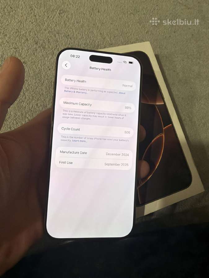 iPhone 16 pro max - nuotraukos Nr. 6