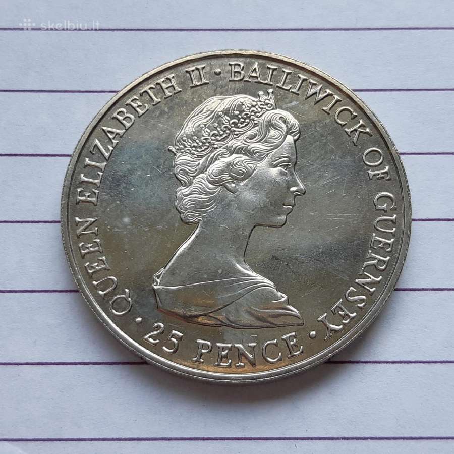 Gernsis 25 pensai Karalienė 1980 - nuotraukos Nr. 2