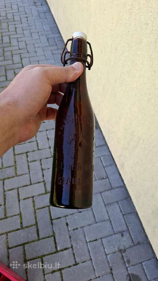 Tarpukario alaus butelių kolekcija - nuotraukos Nr. 21