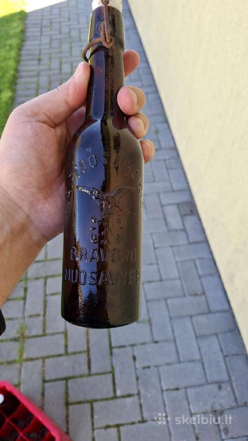 Tarpukario alaus butelių kolekcija - nuotraukos Nr. 24