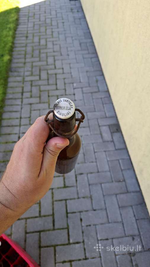 Tarpukario alaus butelių kolekcija - nuotraukos Nr. 29