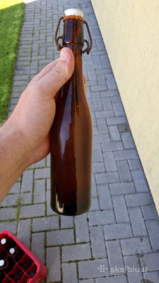 Tarpukario alaus butelių kolekcija - nuotraukos Nr. 30