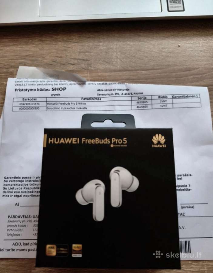 Huawei freebuds pro 5 - nuotraukos Nr. 3