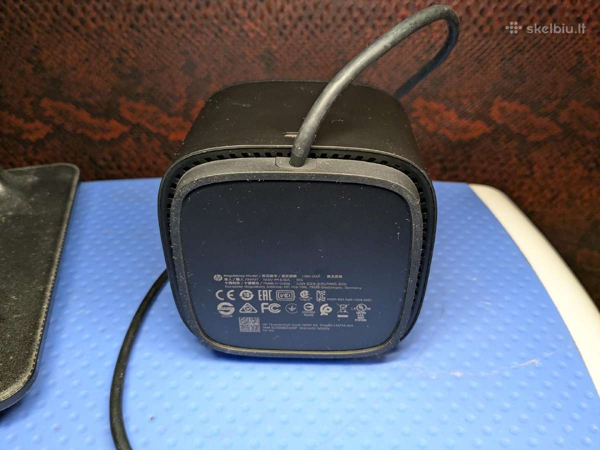 Hp Thunderbolt Dock 120w G2 - nuotraukos Nr. 6