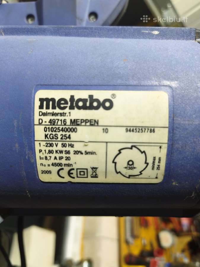Skersinio pjovimo staklės(skersavimo pjūklas) - nuotraukos Nr. 11