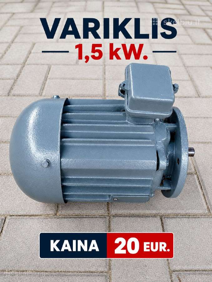Elektros varikliai nuo 15 Eur. - nuotraukos Nr. 3