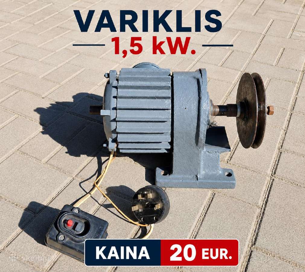 Elektros varikliai nuo 15 Eur. - nuotraukos Nr. 2