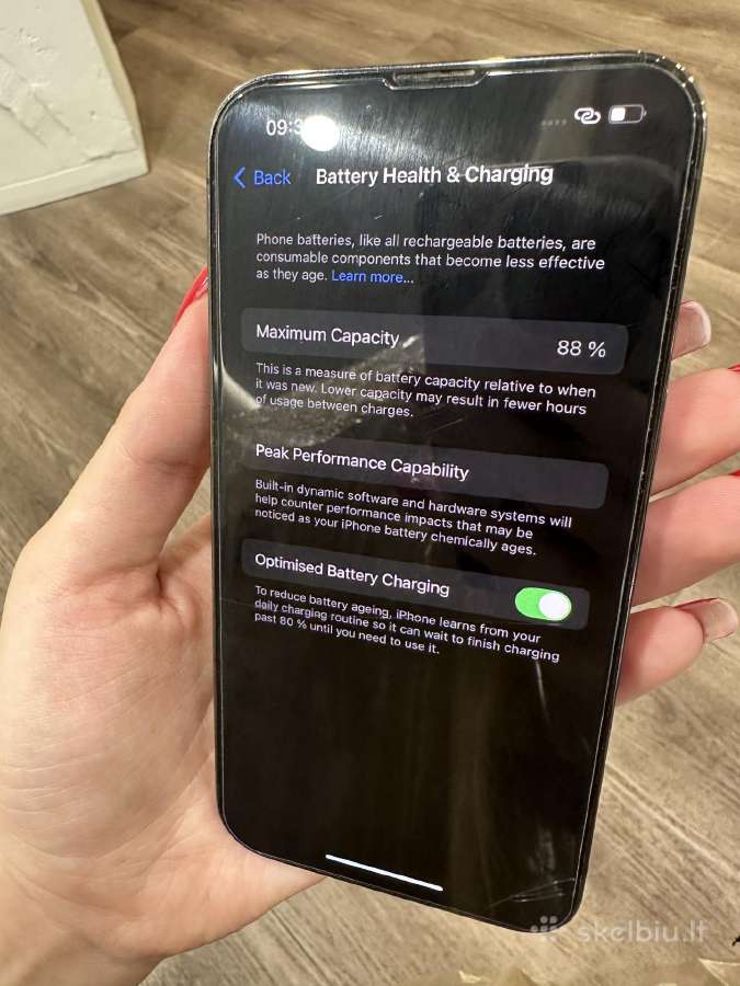 iPhone 13 pro, 256 GB, 88% baterija - nuotraukos Nr. 5