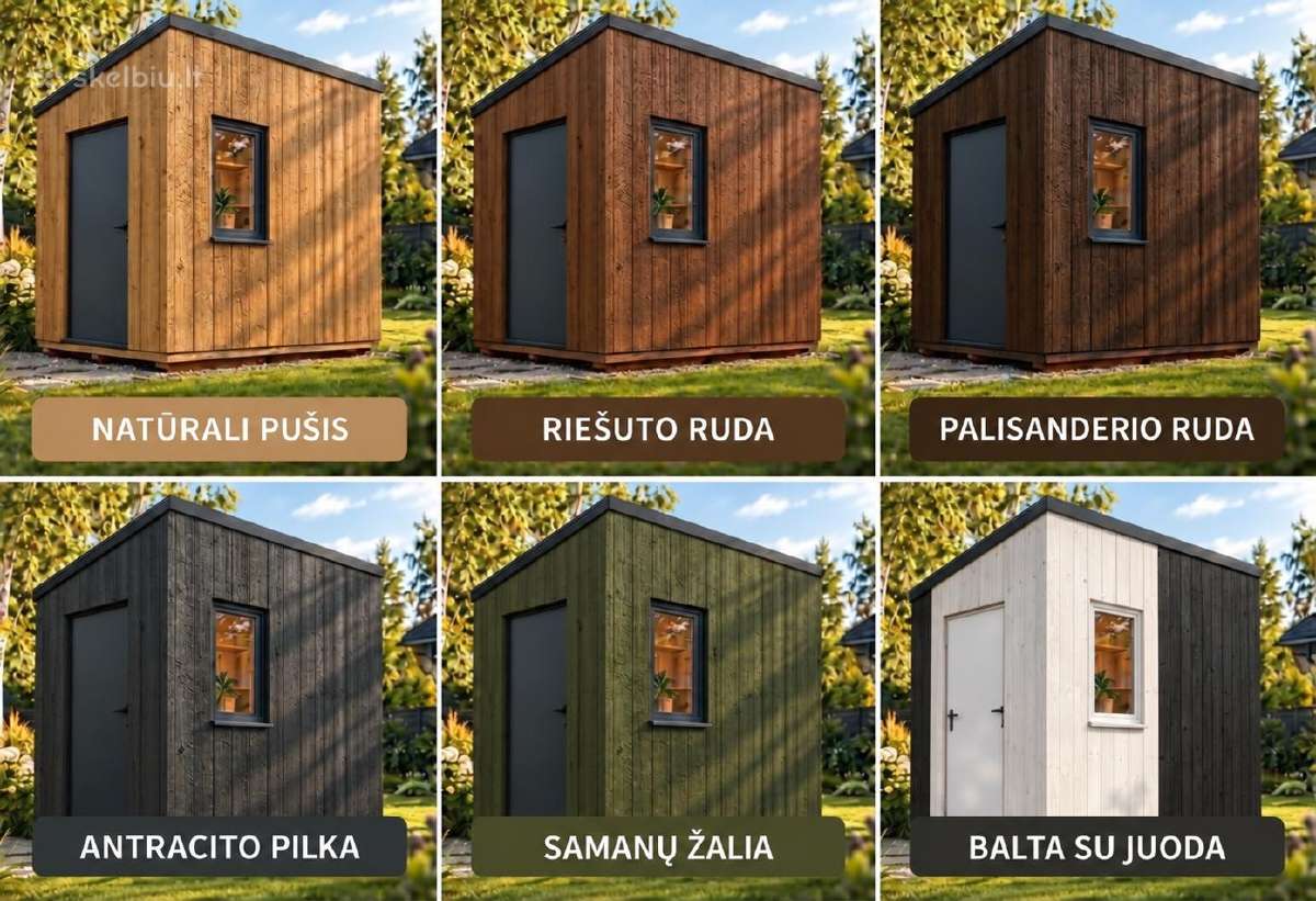 2x3 m Medinis Sandėliukas – nuo 1690 € - nuotraukos Nr. 5
