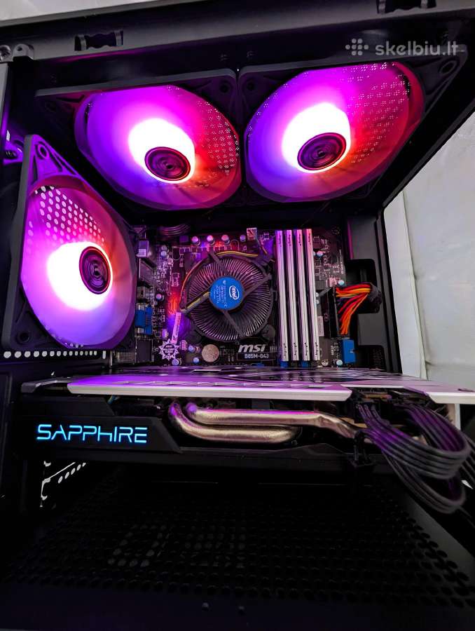 Gaming Pc i7-4770k/32gb/SSD+HDD/rx 580 4gb - nuotraukos Nr. 4