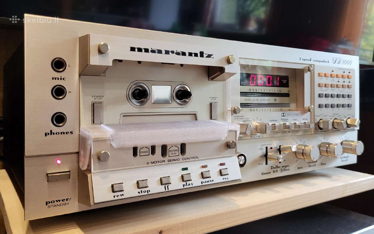 Marantz Sd-8000. 2-greičiai. 4,75 ; 9,5cm/s. - nuotraukos Nr. 2
