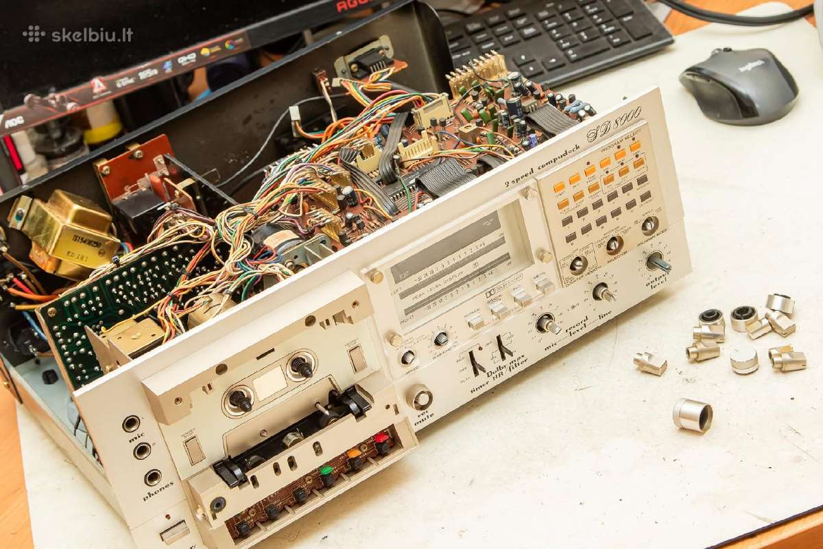 Marantz Sd-8000. 2-greičiai. 4,75 ; 9,5cm/s. - nuotraukos Nr. 28