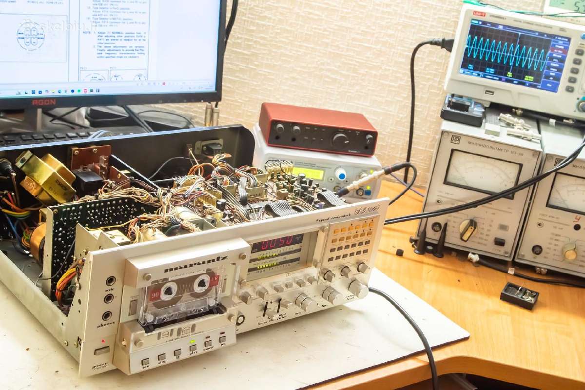 Marantz Sd-8000. 2-greičiai. 4,75 ; 9,5cm/s. - nuotraukos Nr. 29