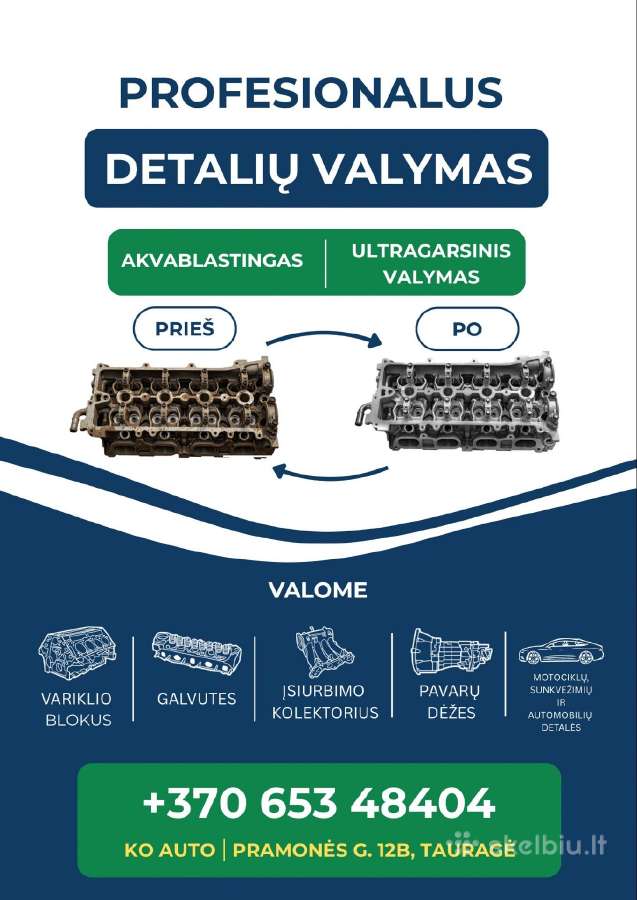 Katalizatoriu ir detalių plovimas Tauragėje - nuotraukos Nr. 2