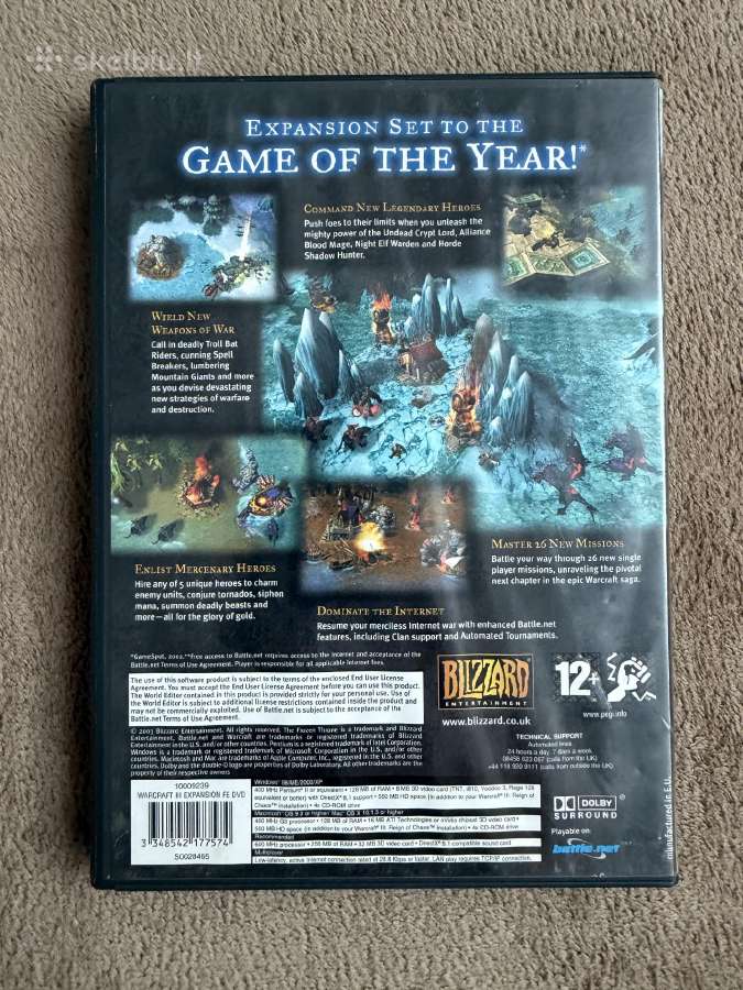 Warcraft 3 The Frozen Throne Pc žaidimas - nuotraukos Nr. 2
