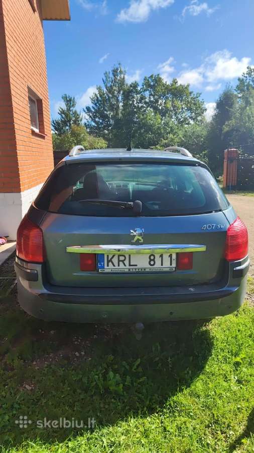 Parduodu peugeot 407sw - nuotraukos Nr. 2