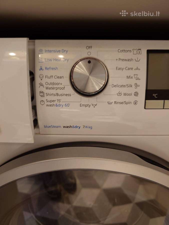 Siemens iq800 skalbyklė-džiovyklė - nuotraukos Nr. 2