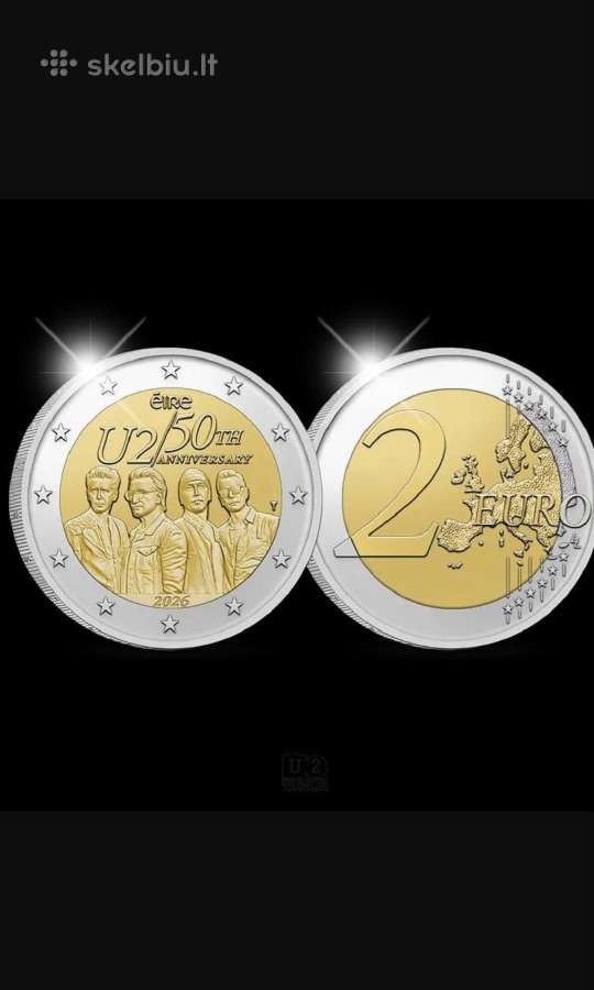 2 eurų moneta „U2 50-mečio jubiliejaus 2026“ Bu - nuotraukos Nr. 4