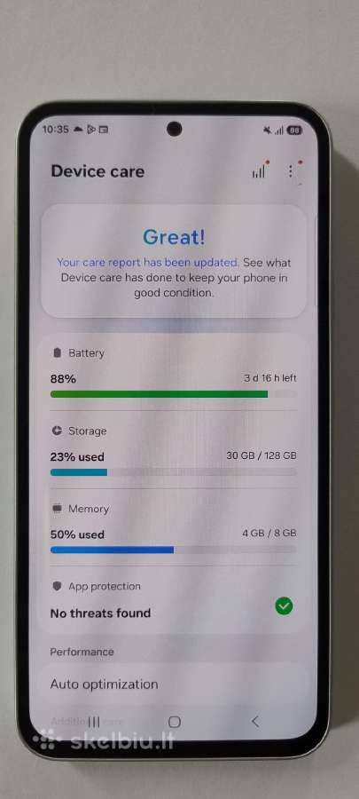 Samsung A54 5G 8/128 baltas - nuotraukos Nr. 2
