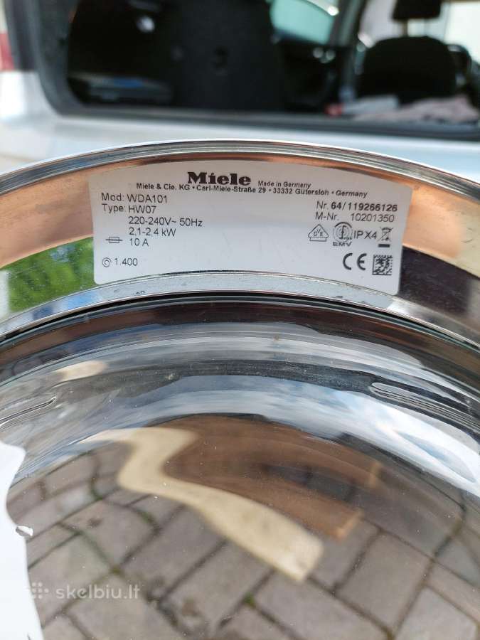 Miele skalbimo mašina - nuotraukos Nr. 4