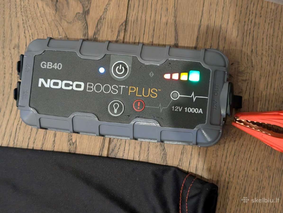 Noco išorinė baterija Gb40, boost plus, automobili - nuotraukos Nr. 3