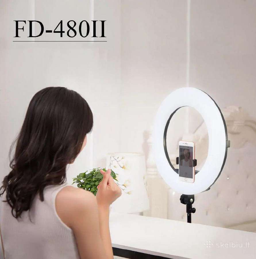LED žiedinė lempa 96w Premium + Fd-480ii - nuotraukos Nr. 4