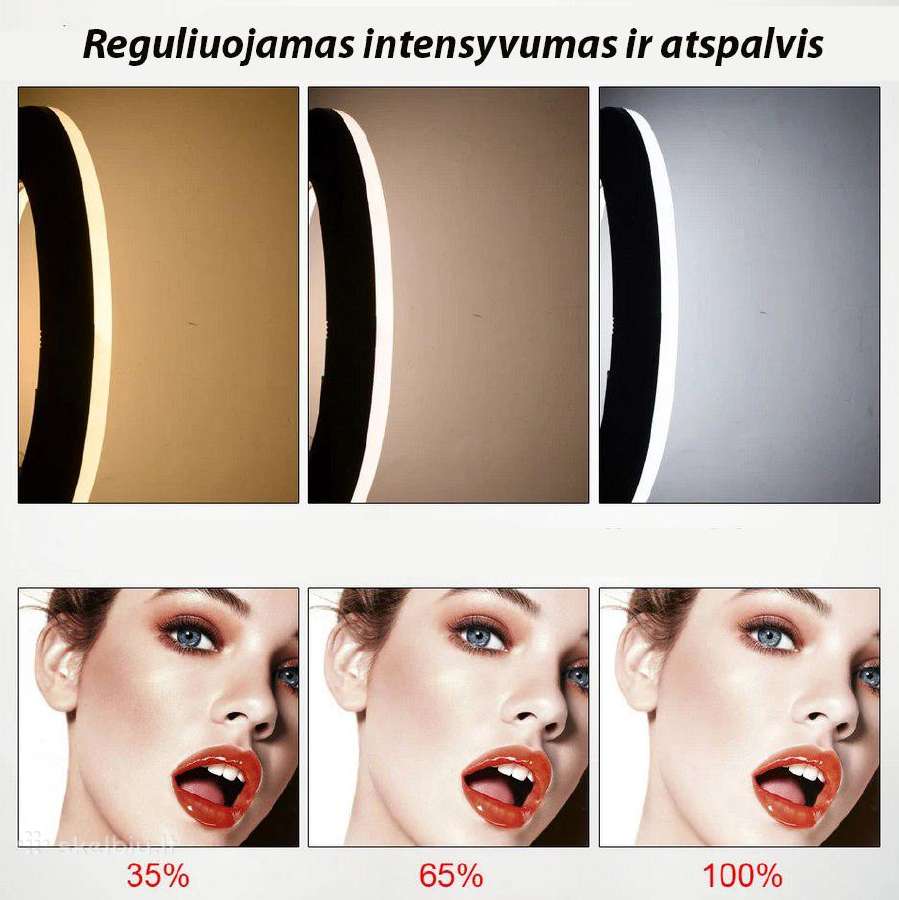 LED žiedinė lempa 96w Premium + Fd-480ii - nuotraukos Nr. 5