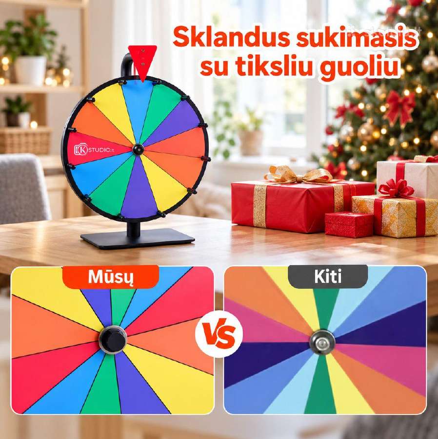 Stalinis sukamas laimės ratas, 30,5 cm Vevor - nuotraukos Nr. 7