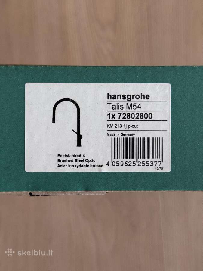 Maišytuvas Hansgrohe Talis M54 72804800 nerūd. pl. - nuotraukos Nr. 8